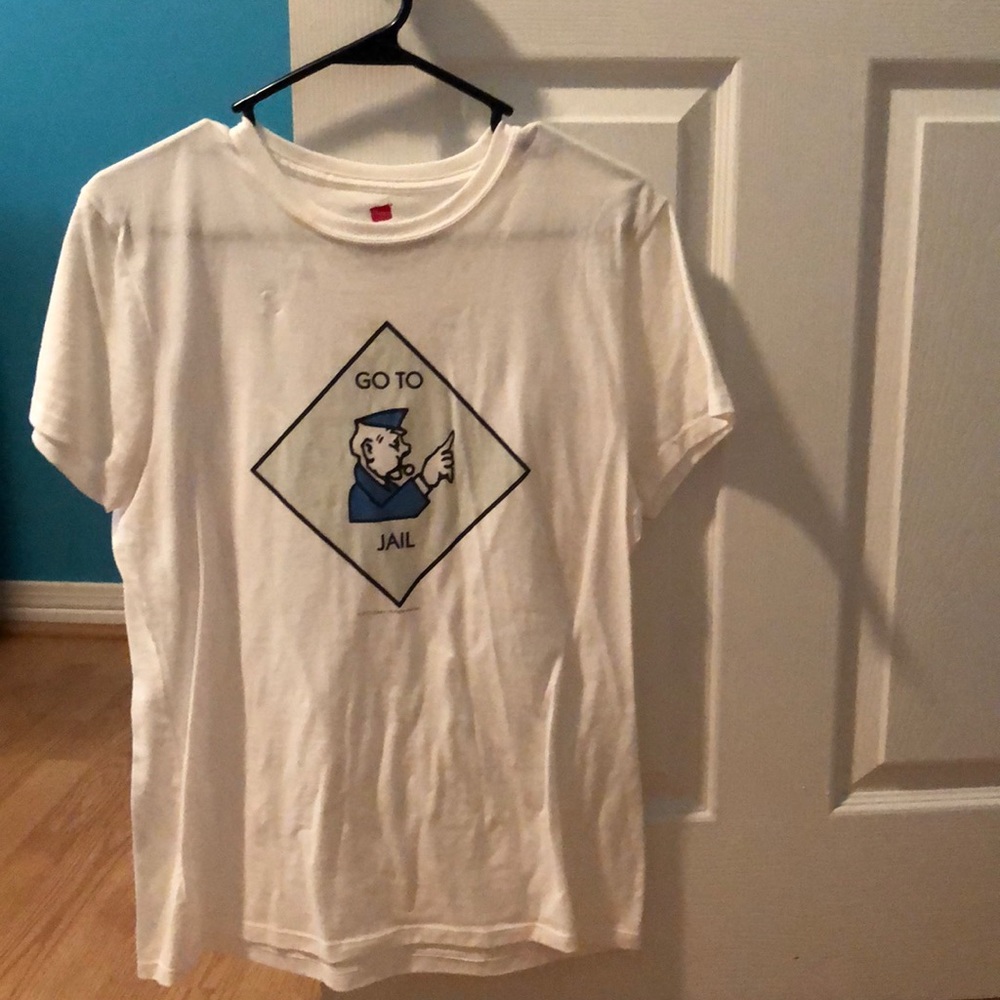 go to jail Monopoly t-shirt